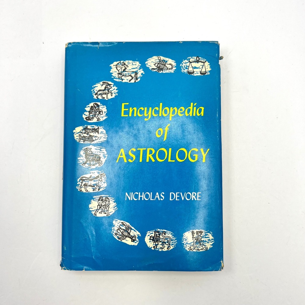 Encyclopedia of Astrology Nicholas DeVore Vintage Book 1947 Zodiac Witchy Occult